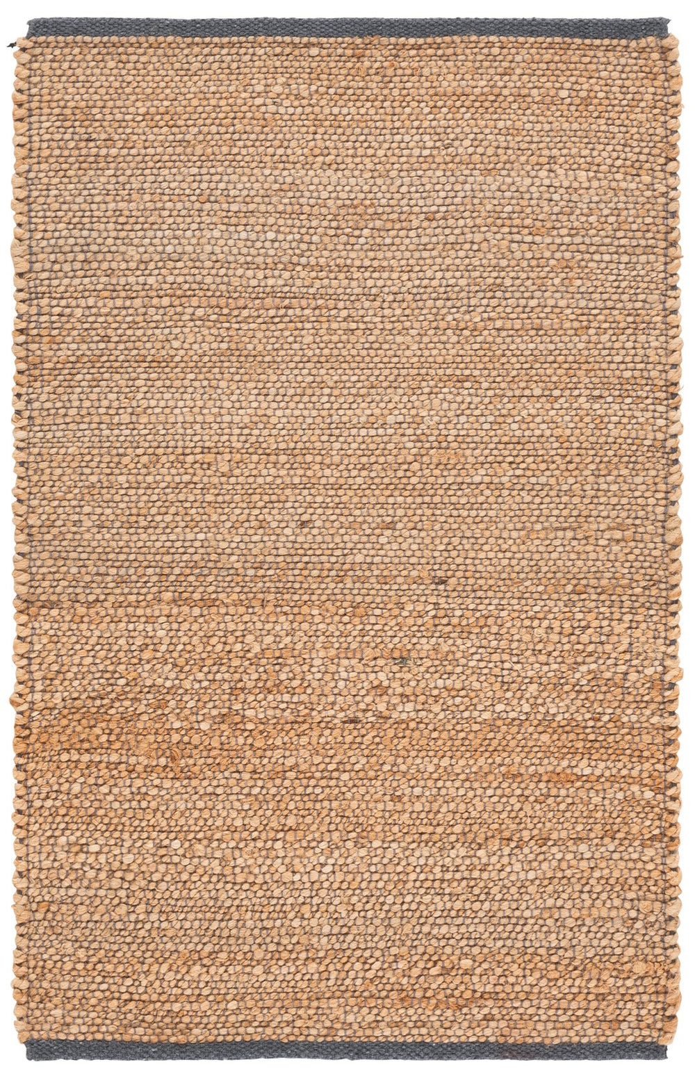 Safavieh Natural Low-Profile Jute-Cotton Runner In Grey-Natural – Durable Flatweave, Sustainable Texture For Hallways 2'-3" x 8'-0" NFB662F-28