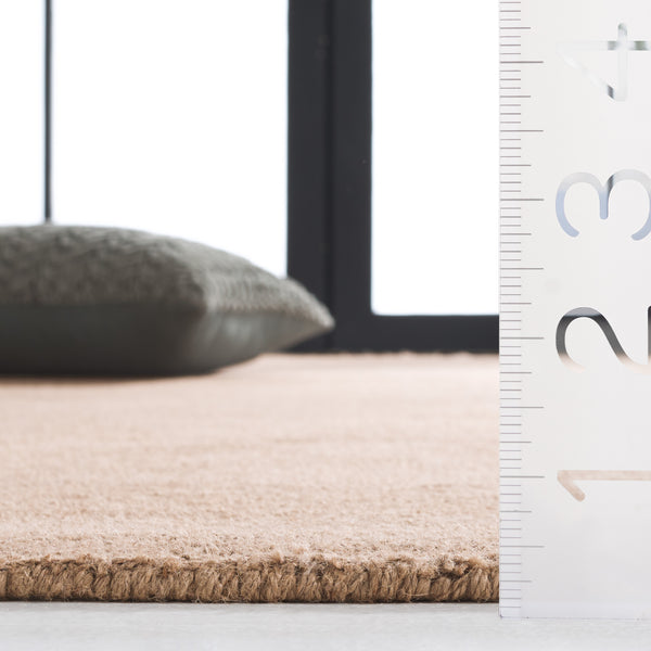 Safavieh Natural Runner Rug - Elegant Hand-tufted Jute And Cotton Design For Sophisticated Home Decor Natural 80% Jute 20% Cotton Nfb725a-5