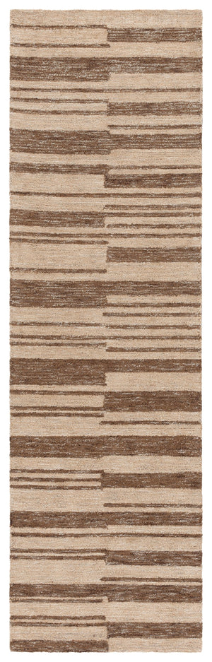 Safavieh Natural Elegance Hand-tufted Runner Rug With Premium Jute, Wool, And Cotton For Stylish Spaces Natural ,Brown 50% Jute 30% Wool 20% Cotton Nfb726t-28