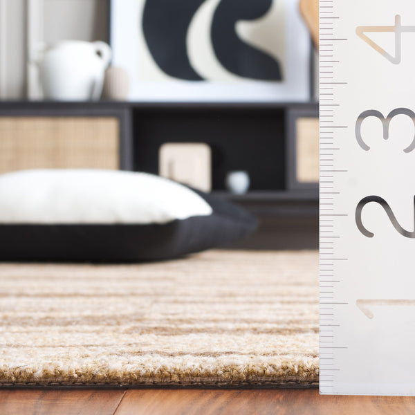 Safavieh Natural Elegance Hand-tufted Runner Rug With Premium Jute, Wool, And Cotton For Stylish Spaces Natural ,Brown 50% Jute 30% Wool 20% Cotton Nfb726t-5