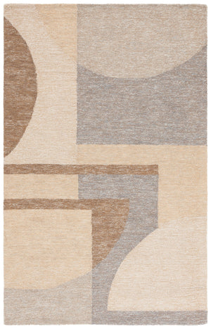 Safavieh Natural Area Rug - Hand-tufted Elegance In Earthy Tones, Ideal For Sophisticated Home Décor Natural ,Grey 50% Jute 30% Wool 20% Cotton Nfb727f-4
