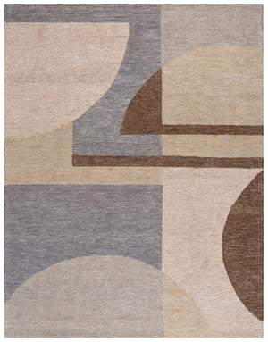 Safavieh Natural Area Rug - Hand-tufted Elegance In Earthy Tones, Ideal For Sophisticated Home Décor Natural ,Grey 50% Jute 30% Wool 20% Cotton Nfb727f-4