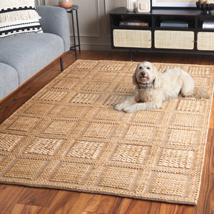Safavieh Natural Area Rug - Exquisite Jute Design In Earthy Tones For Sustainable Home Elegance And Comfort Natural ,Brown Jute Nfb775a-6