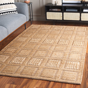 Safavieh Natural Area Rug - Exquisite Jute Design In Earthy Tones For Sustainable Home Elegance And Comfort Natural ,Brown Jute Nfb775a-6