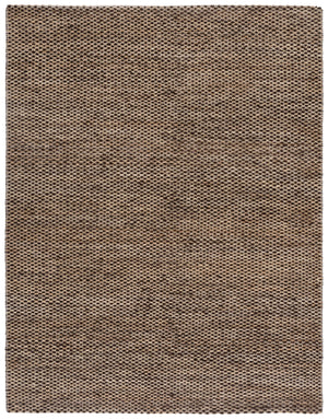 Safavieh Natural Fiber Area Rug - Handcrafted Jute In Brown, 6' Square - Timeless Comfort & Style For Home Natural ,Dark Brown Jute Nfb776t-8