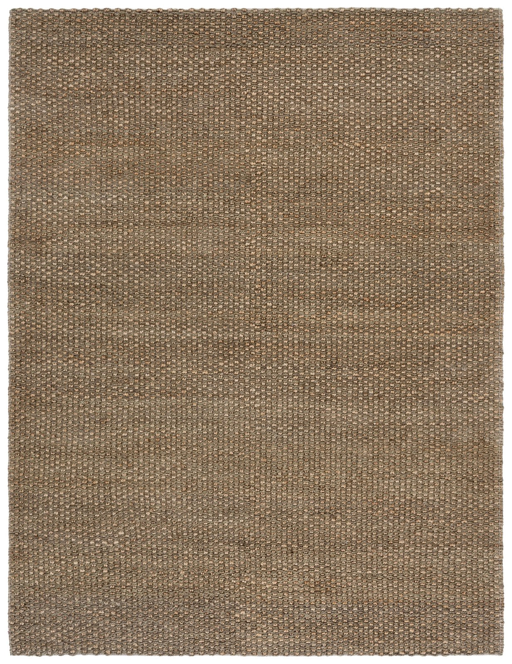 Safavieh Natural Fiber Area Rug - Handcrafted Jute In Brown, 6' Square - Timeless Comfort & Style For Home Natural ,Green Jute Nfb776y-4