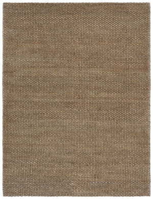 Safavieh Natural Fiber Area Rug - Handcrafted Jute In Brown, 6' Square - Timeless Comfort & Style For Home Natural ,Green Jute Nfb776y-4