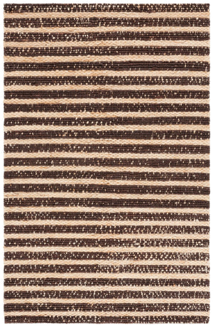 Safavieh Natural Fiber Area Rug - Handcrafted Indian Jute Beauty With Timeless Elegance And Rustic Charm Natural ,Brown Jute Nfb779t-28