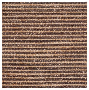 Safavieh Natural Fiber Area Rug - Handcrafted Indian Jute Beauty With Timeless Elegance And Rustic Charm Natural ,Brown Jute Nfb779t-28