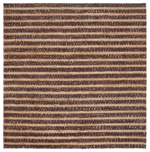 Safavieh Natural Fiber Area Rug - Handcrafted Indian Jute Beauty With Timeless Elegance And Rustic Charm Natural ,Brown Jute Nfb779t-28