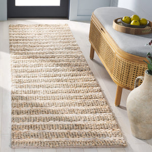 Safavieh Natural Fiber Area Rug - Handcrafted Indian Jute Beauty With Timeless Elegance And Rustic Charm Sage ,Bleach Jute Nfb779w-28