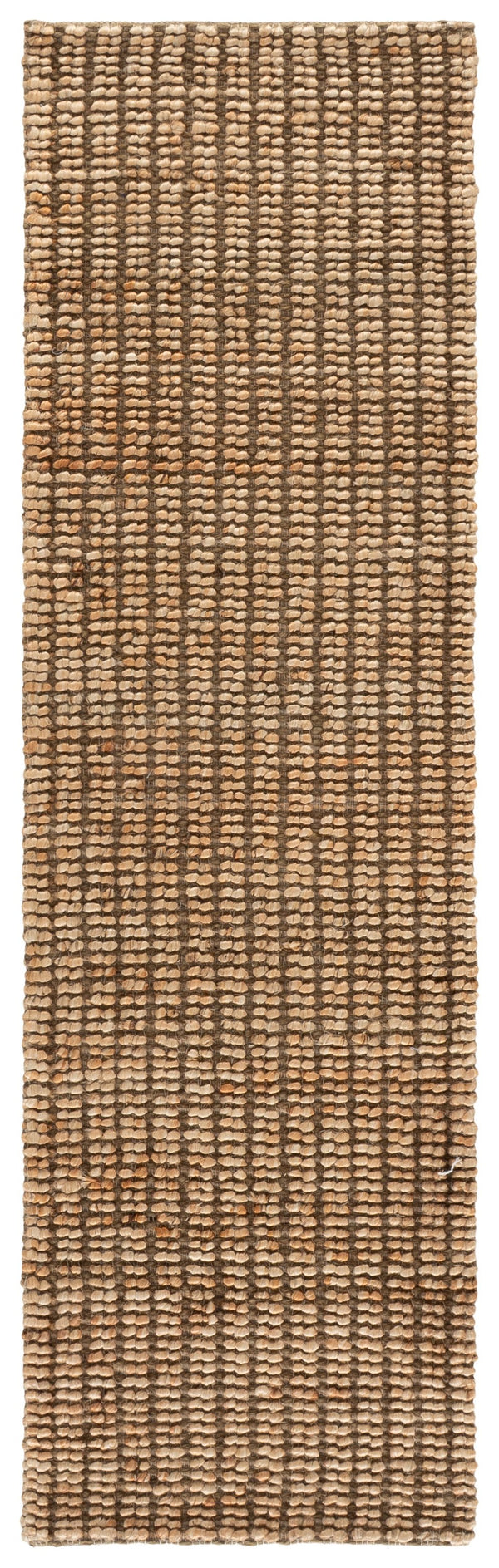 Safavieh Natural Hand-Woven Jute Rug In Soft Green & Natural Tones — Artisanal Texture, Durable Low-Profile Surface 6'-0" x 6'-0" NFB781Y-6SQ