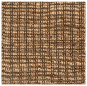Safavieh Natural Hand-Woven Jute Rug In Soft Green & Natural Tones — Artisanal Texture, Durable Low-Profile Surface 6'-0" x 6'-0" NFB781Y-6SQ