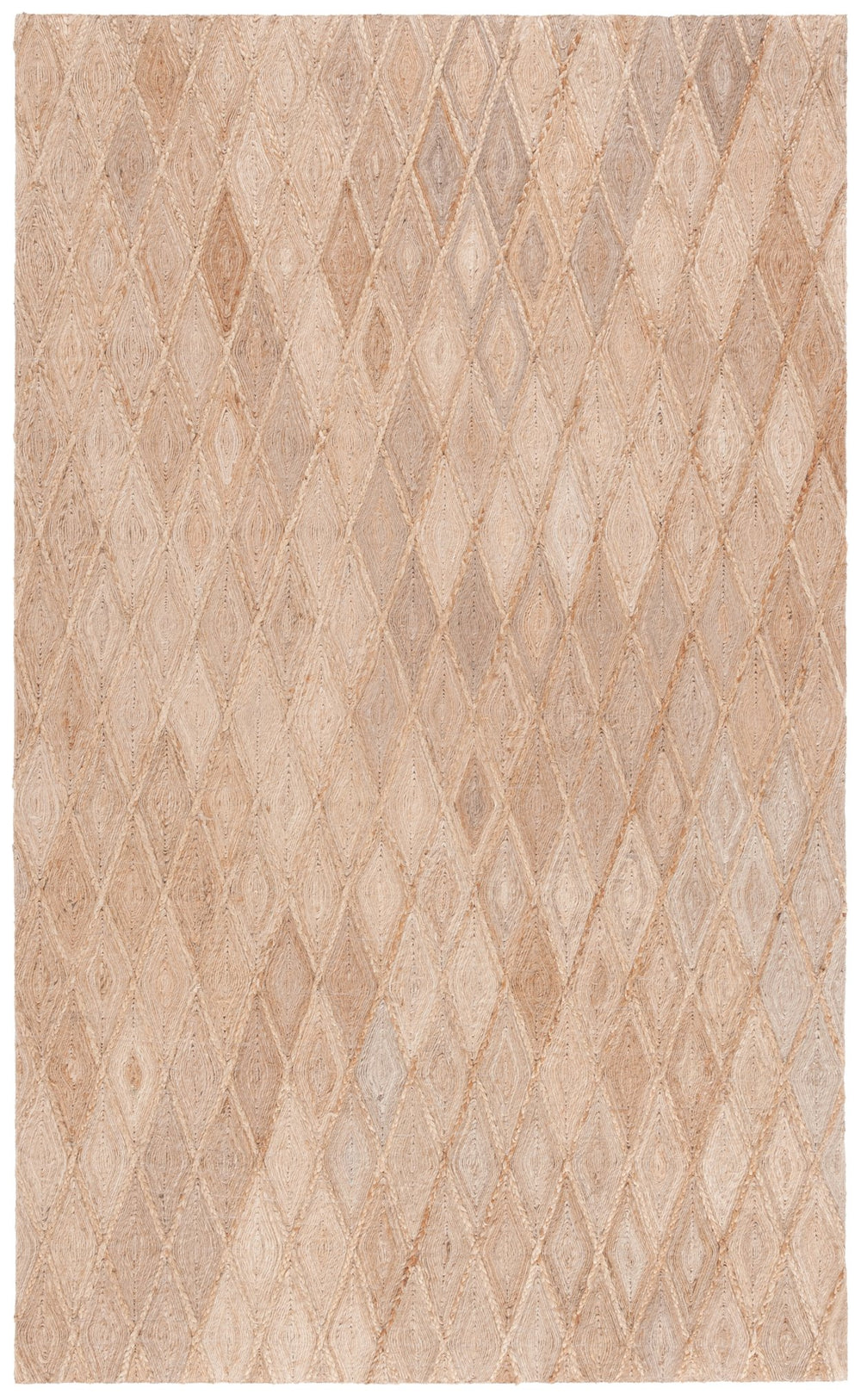 Safavieh Natural Hand-loomed Jute Area Rug - Artisanal Elegance With Textured Diamond Pattern For Cozy Spaces Natural Jute Pile Nfb825a-29