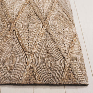 Safavieh Natural Hand-loomed Jute Area Rug - Artisanal Elegance With Textured Diamond Pattern For Cozy Spaces Natural Jute Pile Nfb825a-29