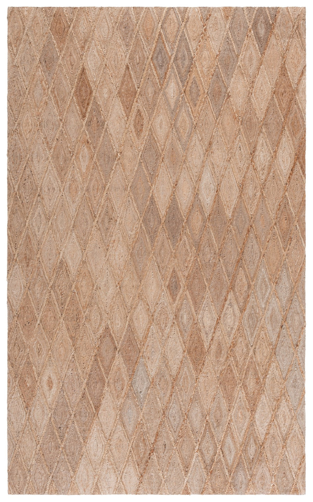 Safavieh Natural Hand-loomed Jute Area Rug - Artisanal Elegance With Textured Diamond Pattern For Cozy Spaces Natural Jute Pile Nfb825a-29