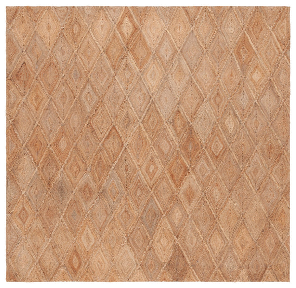 Safavieh Natural Hand-loomed Jute Area Rug - Artisanal Elegance With Textured Diamond Pattern For Cozy Spaces Natural Jute Pile Nfb825a-29
