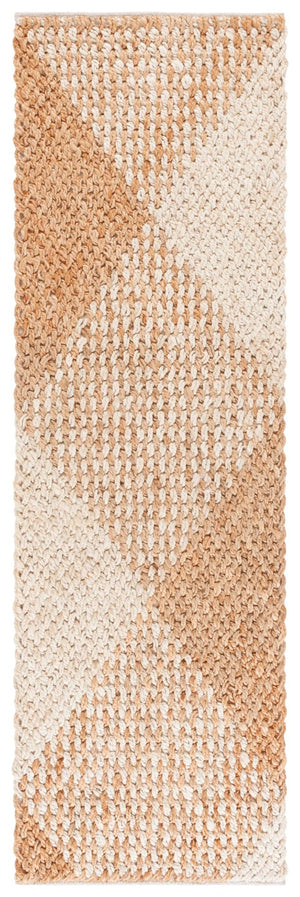 Safavieh Natural Hand Woven Area Rug - Luxurious Jute And Cotton Blend For Cozy, Earthy Home Décor Natural ,Bleach 65% Jute,35% Cotton Nfb875a-6