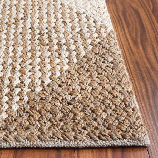 Safavieh Natural Hand-woven Area Runner Rug In Elegant Natural And Bleached Hues For Timeless Decor Appeal Natural ,Bleach 65% Jute,35% Cotton Nfb875a-5