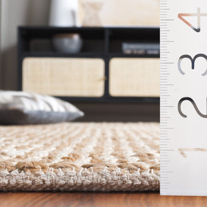 Safavieh Natural Hand-woven Area Runner Rug In Elegant Natural And Bleached Hues For Timeless Decor Appeal Natural ,Bleach 65% Jute,35% Cotton Nfb875a-5