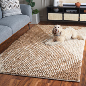Safavieh Natural Hand-woven Area Runner Rug In Elegant Natural And Bleached Hues For Timeless Decor Appeal Natural ,Bleach 65% Jute,35% Cotton Nfb875a-5