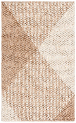 Safavieh Natural Hand-woven Area Runner Rug In Elegant Natural And Bleached Hues For Timeless Decor Appeal Natural ,Bleach 65% Jute,35% Cotton Nfb875a-5