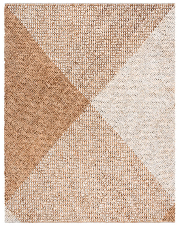 Safavieh Natural Hand-woven Area Runner Rug In Elegant Natural And Bleached Hues For Timeless Decor Appeal Natural ,Bleach 65% Jute,35% Cotton Nfb875a-8