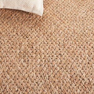 Safavieh Natural Area Rug - Handcrafted Jute & Cotton Flatweave, Lightweight Design For Cozy Modern Spaces Natural 65% Jute & 35% Cotton Nfb876a-9