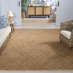 Safavieh Natural Runner Area Rug - Stylish Jute And Cotton Flatweave For Hallways, Kitchens, And Living Rooms Natural 65% Jute & 35% Cotton Nfb876a-8