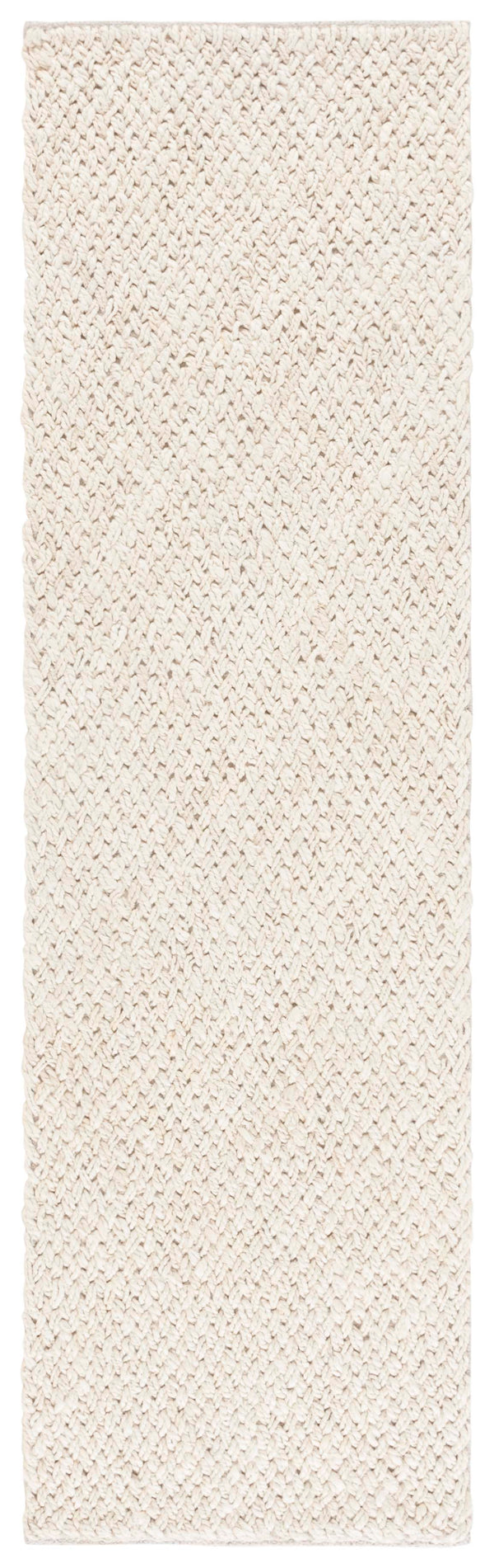 Safavieh Natural Runner Area Rug - Stylish Jute And Cotton Flatweave For Hallways, Kitchens, And Living Rooms Bleach ,Ivory 65% Jute & 35% Cotton Nfb876b-28