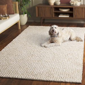 Safavieh Natural Runner Area Rug - Stylish Jute And Cotton Flatweave For Hallways, Kitchens, And Living Rooms Bleach ,Ivory 65% Jute & 35% Cotton Nfb876b-5