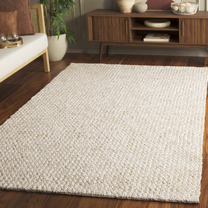 Safavieh Natural Runner Area Rug - Stylish Jute And Cotton Flatweave For Hallways, Kitchens, And Living Rooms Bleach ,Ivory 65% Jute & 35% Cotton Nfb876b-5