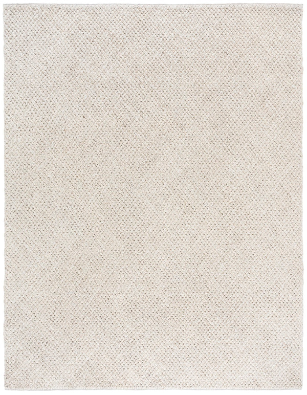Safavieh Natural Area Rug - Handcrafted Jute & Cotton Flatweave, Lightweight Design For Cozy Modern Spaces Bleach ,Ivory 65% Jute & 35% Cotton Nfb876b-4