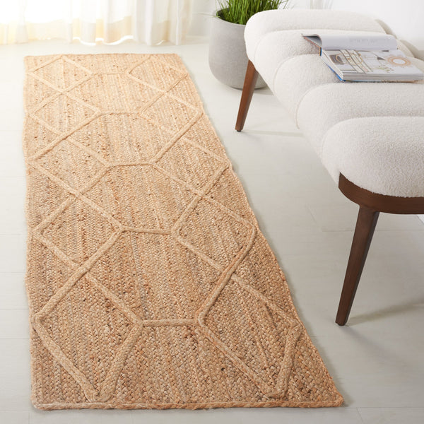 Safavieh Natural Jute Runner Rug - Handwoven Elegance With Earthy Tones For Timeless Home Décor Style Natural Jute Nfb925a-28