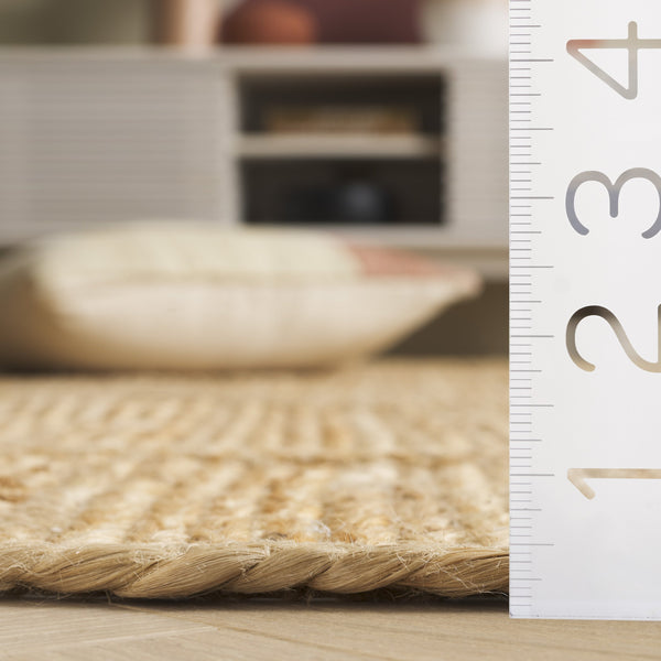 Safavieh Natural Jute Runner Rug - Handwoven Elegance With Earthy Tones For Timeless Home Décor Style Natural Jute Nfb925a-5