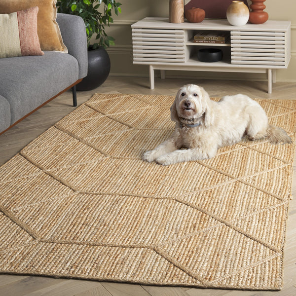 Safavieh Natural Jute Runner Rug - Handwoven Elegance With Earthy Tones For Timeless Home Décor Style Natural Jute Nfb925a-5