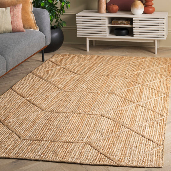 Safavieh Natural Jute Area Rug - Handcrafted Geometric Design For Timeless Home Decor And Elegant Style Natural Jute Nfb925a-8