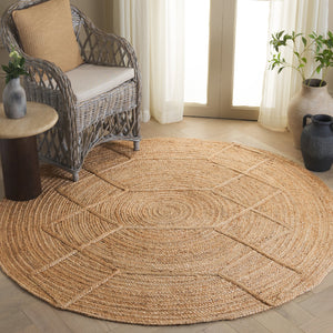 Safavieh Natural Jute Runner Rug - Handwoven Elegance With Earthy Tones For Timeless Home Décor Style Natural Jute Nfb925a-6r