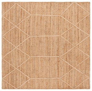 Safavieh Natural Jute Runner Rug - Handwoven Elegance With Earthy Tones For Timeless Home Décor Style Natural Jute Nfb925a-6sq