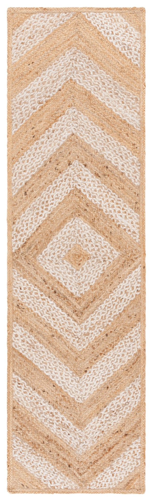 Safavieh Natural Jute Area Rug - Bohemian Elegance With Handcrafted Geometric Design For Cozy Spaces Natural ,Ivory Jute Nfb926a-8