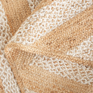 Safavieh Natural Jute Area Rug - Bohemian Elegance With Handcrafted Geometric Design For Cozy Spaces Natural ,Ivory Jute Nfb926a-8