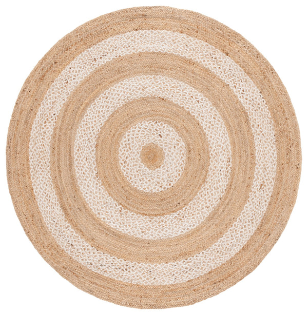 Safavieh Natural Handloomed Runner Area Rug - Elegant Geometric Design For Modern And Traditional Spaces Natural ,Ivory Jute Nfb926a-6r