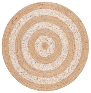 Safavieh Natural Jute Area Rug - Bohemian Elegance With Handcrafted Geometric Design For Cozy Spaces Natural ,Ivory Jute Nfb926a-8