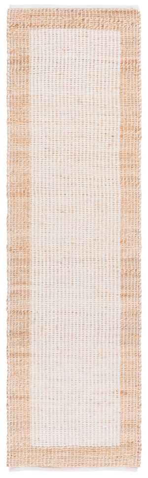 Safavieh Natural Handwoven Area Rug - Artisan Craftsmanship With Eco-friendly Comfort For Timeless Elegance Natural ,Ivory 60% Jute & 40% Cotton Nfb975a-6