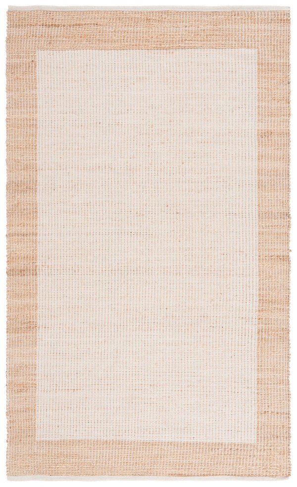 Safavieh Natural Handwoven Area Rug - Artisan Craftsmanship With Eco-friendly Comfort For Timeless Elegance Natural ,Ivory 60% Jute & 40% Cotton Nfb975a-6