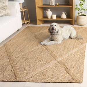 Safavieh Natural Handwoven Jute Runner Rug — Flat-Weave Durable Texture, Low-Profile Eco-Friendly Accent For Hallways 2'-3" x 8'-0" NFB976A-28