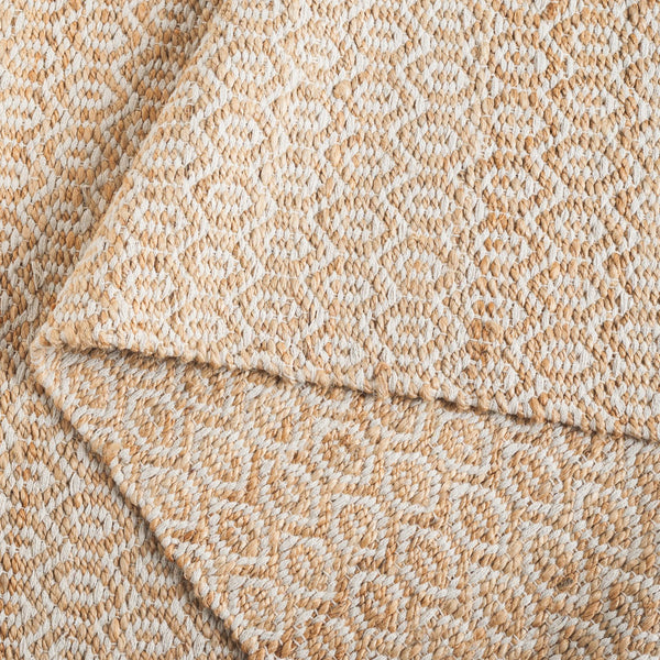 Safavieh Natural Jute Area Rug 5X8 Handcrafted In India — Low-Profile Flatweave, Organic Texture For Homes 6'-0" x 9'-0" NFB977A-6