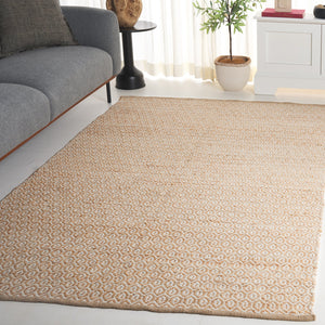 Safavieh Natural Handcrafted Jute Area Rug — Eco-Friendly Flat-Weave Texture For Coastal, Minimal & Modern Homes 4'-0" x 6'-0" NFB977A-4