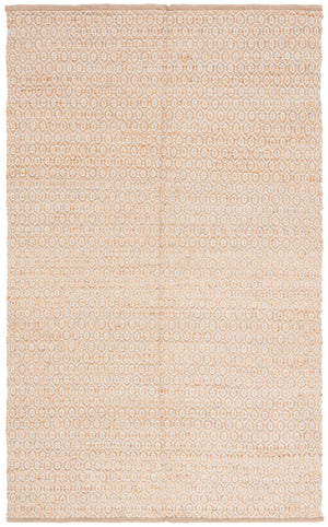 Safavieh Natural Jute Area Rug 5X8 Handcrafted In India — Low-Profile Flatweave, Organic Texture For Homes 6'-0" x 9'-0" NFB977A-6
