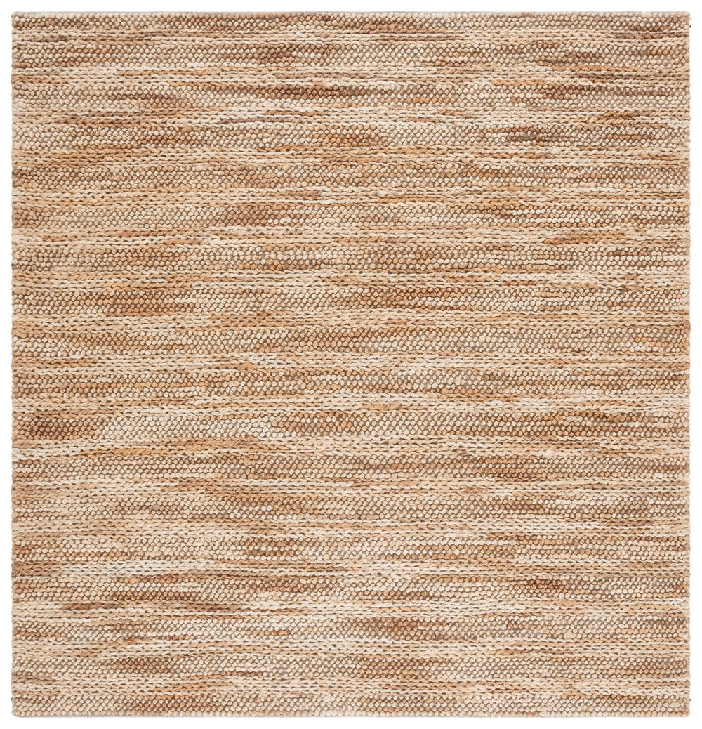 Safavieh Natural Fiber Couture Ivory Area Rug – Hand Loomed Jute & Cotton Runner For Elegant Spaces Ivory ,Natural 80% Jute 20% Cotton Nfc101a-6sq